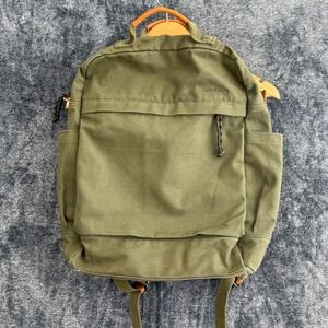 GOOTIUM G2001 Canvas Backpack Vintage Style Olive Green Rucksack Everyday Travel